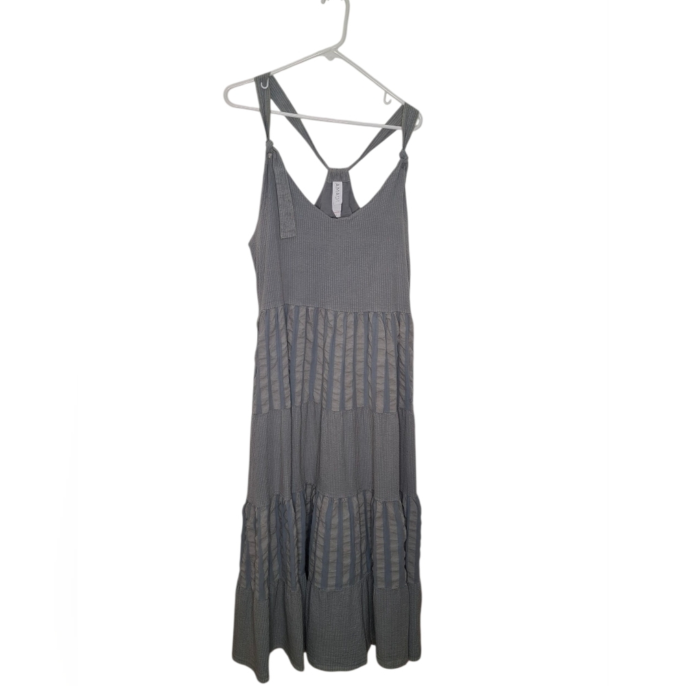 Anthropologie Amadi Tiered Maxi Dress Size Large